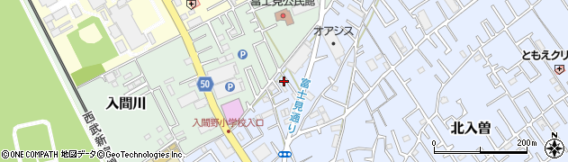 埼玉県狭山市北入曽864-13周辺の地図