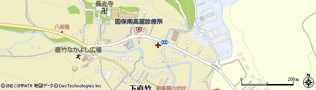 埼玉県飯能市下直竹1116周辺の地図