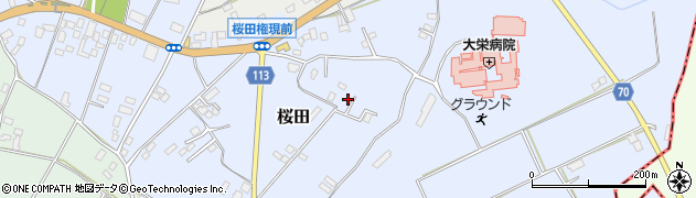 千葉県成田市桜田1024周辺の地図