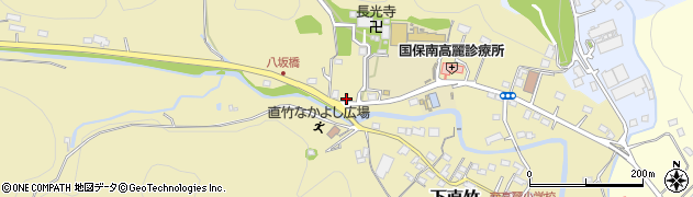 埼玉県飯能市下直竹1041周辺の地図