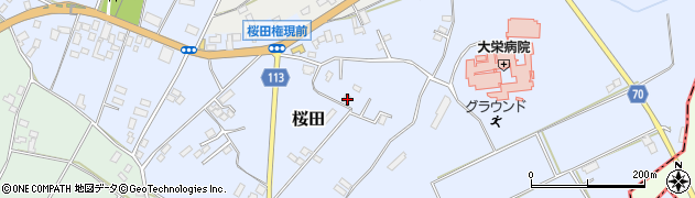 千葉県成田市桜田1019周辺の地図
