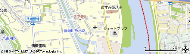 埼玉県八潮市八條3679周辺の地図