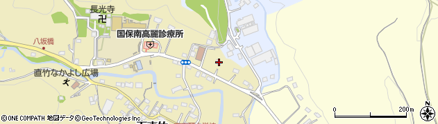 埼玉県飯能市下直竹1132周辺の地図