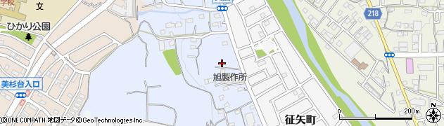 埼玉県飯能市矢颪378周辺の地図