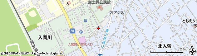埼玉県狭山市北入曽864-6周辺の地図