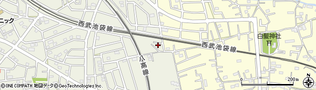 埼玉県飯能市笠縫314周辺の地図