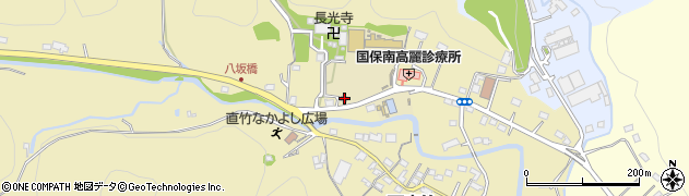 埼玉県飯能市下直竹1076周辺の地図