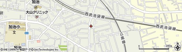 埼玉県飯能市笠縫286周辺の地図