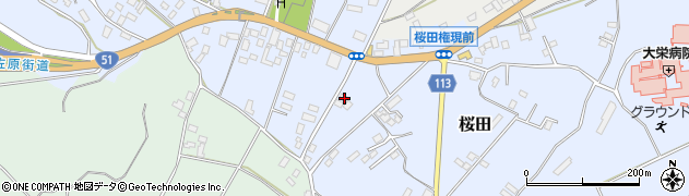 千葉県成田市桜田993周辺の地図