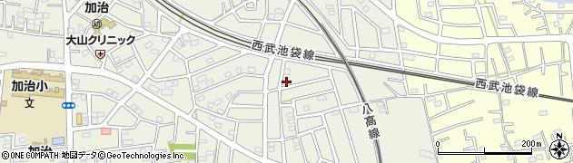 埼玉県飯能市笠縫298周辺の地図