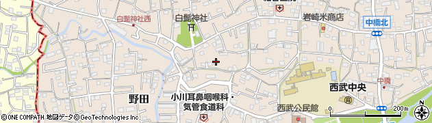 埼玉県入間市野田444周辺の地図
