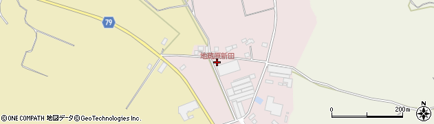地蔵原新田周辺の地図