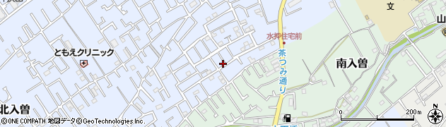 埼玉県狭山市北入曽162-3周辺の地図