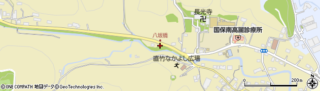埼玉県飯能市下直竹1031周辺の地図