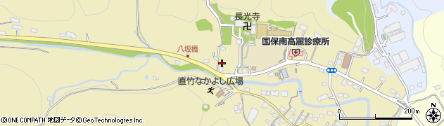 埼玉県飯能市下直竹1039周辺の地図