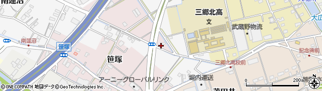 埼玉県三郷市笹塚106周辺の地図