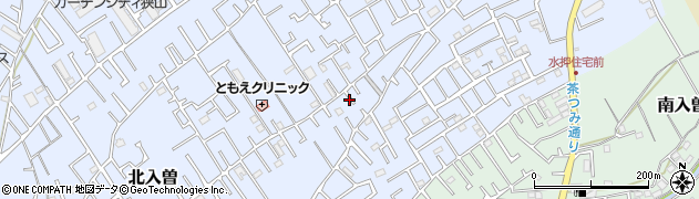 埼玉県狭山市北入曽498周辺の地図