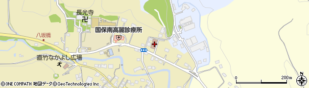 埼玉県飯能市下直竹1122周辺の地図