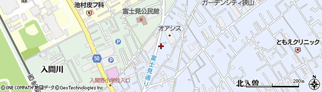 埼玉県狭山市北入曽857周辺の地図