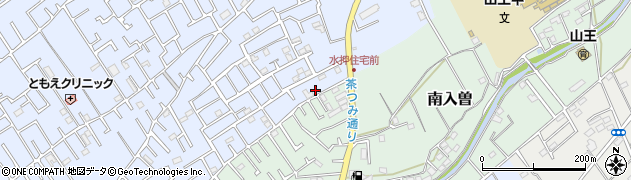 埼玉県狭山市北入曽156-16周辺の地図