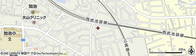 埼玉県飯能市笠縫299周辺の地図