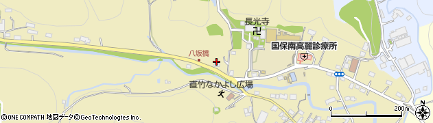 埼玉県飯能市下直竹1037周辺の地図
