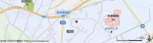 千葉県成田市桜田1020周辺の地図