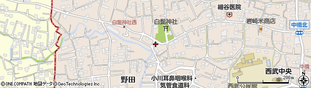 埼玉県入間市野田372周辺の地図