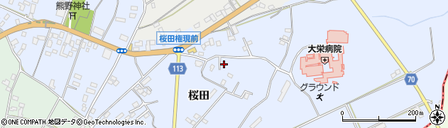 千葉県成田市桜田1020-8周辺の地図