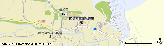 埼玉県飯能市下直竹1091周辺の地図