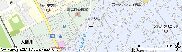 埼玉県狭山市北入曽854周辺の地図