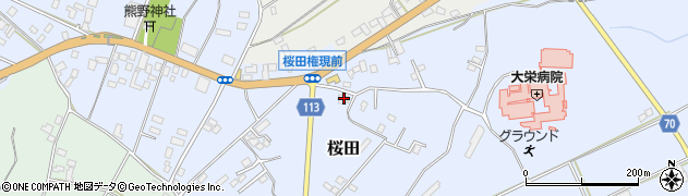 千葉県成田市桜田1016周辺の地図