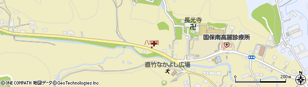 埼玉県飯能市下直竹1034周辺の地図