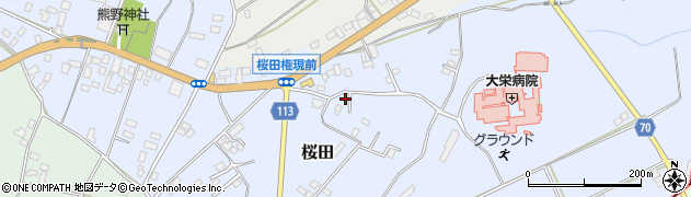 千葉県成田市桜田1020-1周辺の地図