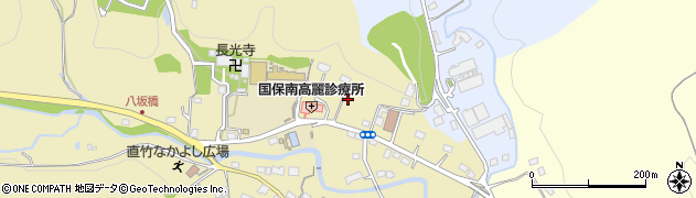 埼玉県飯能市下直竹1100周辺の地図