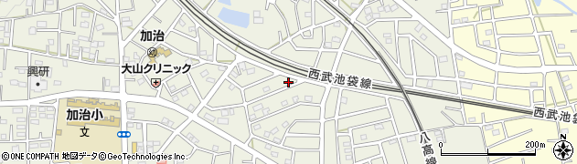 埼玉県飯能市笠縫148周辺の地図