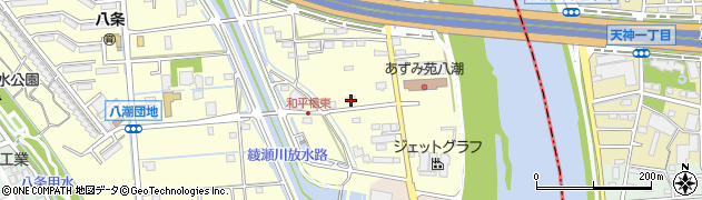 埼玉県八潮市八條3691周辺の地図