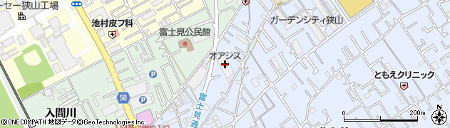 埼玉県狭山市北入曽826周辺の地図