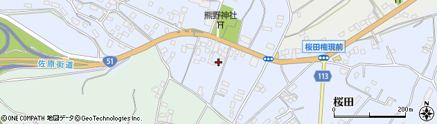 千葉県成田市桜田957周辺の地図
