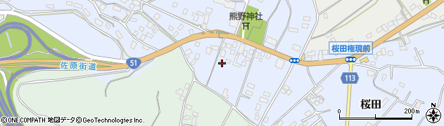 千葉県成田市桜田936周辺の地図