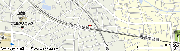 埼玉県飯能市笠縫306周辺の地図