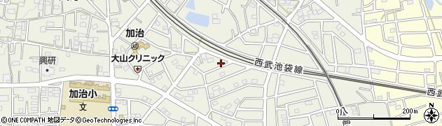 埼玉県飯能市笠縫153周辺の地図