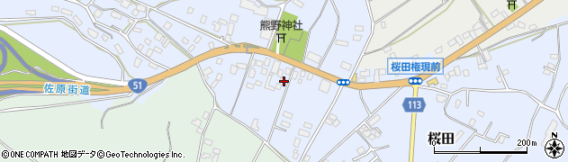 千葉県成田市桜田958周辺の地図