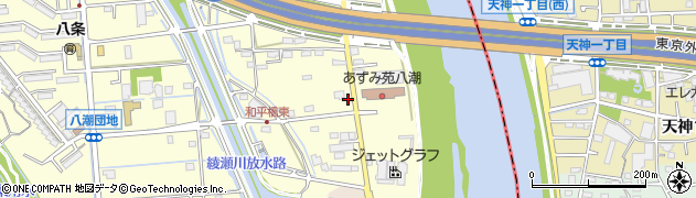 埼玉県八潮市八條3694周辺の地図