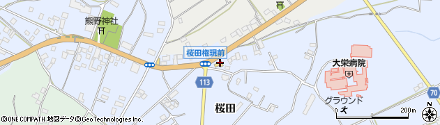 千葉県成田市桜田1005周辺の地図