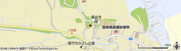 埼玉県飯能市下直竹1053周辺の地図