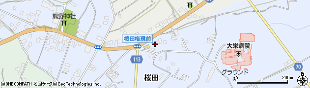 千葉県成田市桜田1004周辺の地図