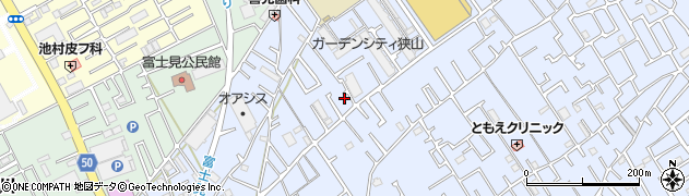 埼玉県狭山市北入曽801周辺の地図