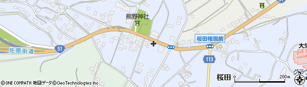 千葉県成田市桜田964周辺の地図
