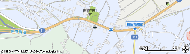 千葉県成田市桜田962周辺の地図